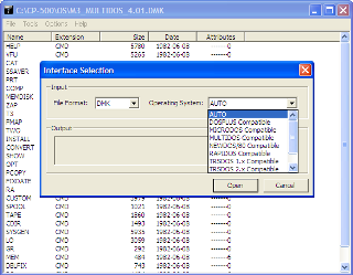 Interface selection