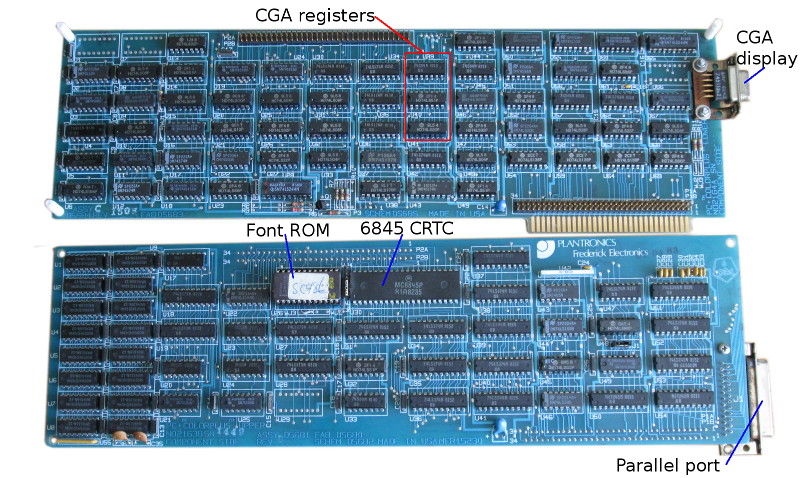 [Plantronics card, dismantled]