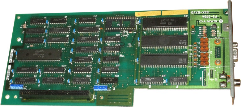 [Sanyo CGA card (ROM unplugged)]