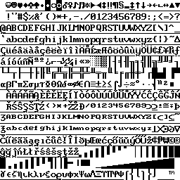 VHR font